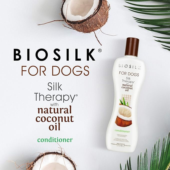 BioSilk Acondicionador de Coco para Perros (355ml)