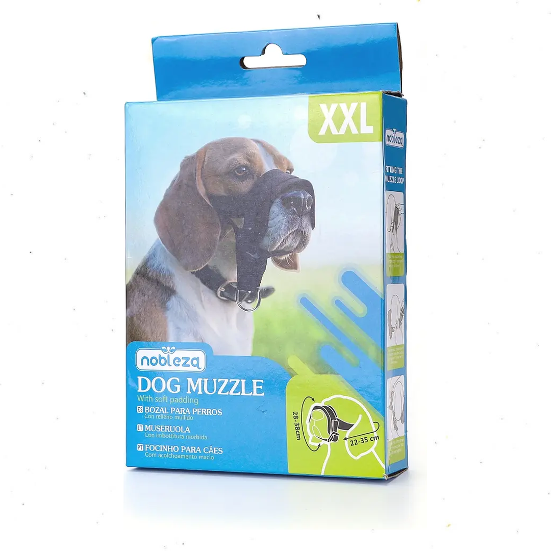 Bozal para Perro Nobleza – Ajustable, Cómodo y Seguro