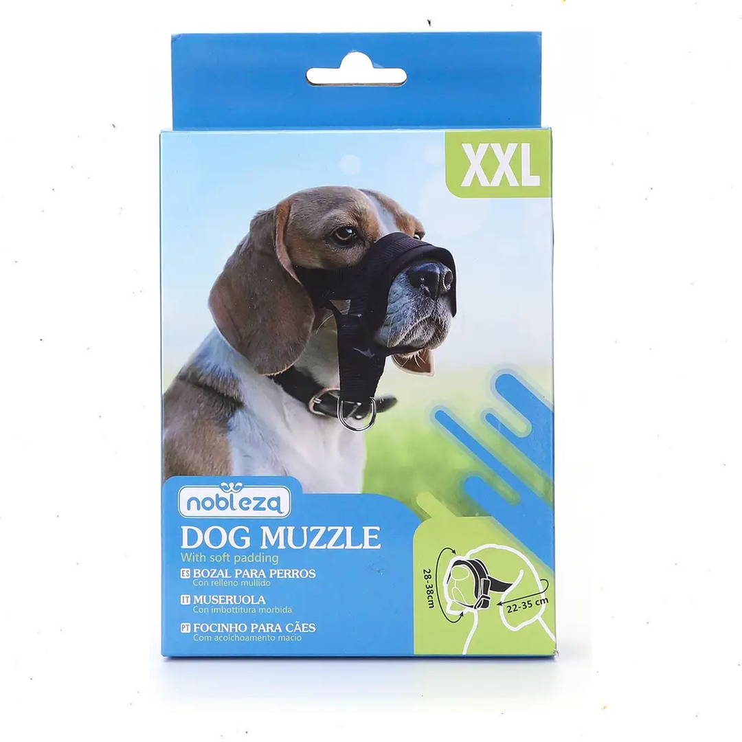 Bozal para Perro Nobleza – Ajustable, Cómodo y Seguro