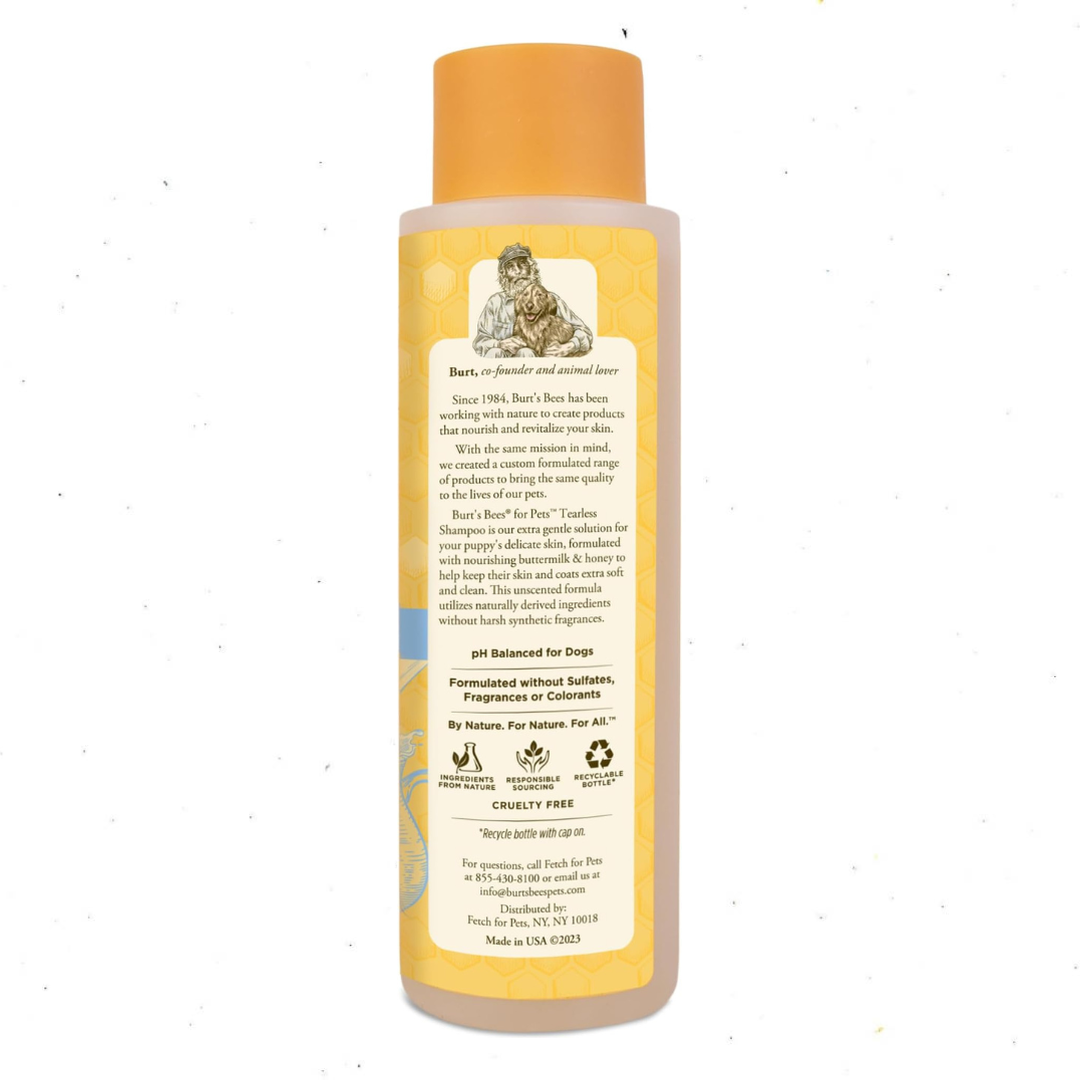 Shampoo Tearless Burt’s Bees para Perro Con Suero de Mantequilla (473ml)
