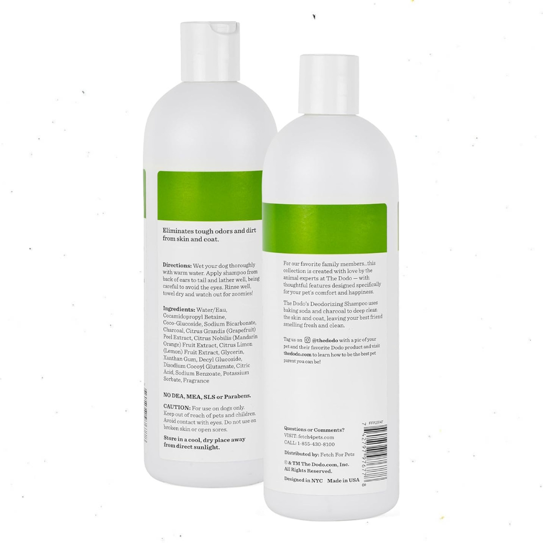 Shampoo Desodorizante Sin Lágrimas The Dodo Summer Citrus para Perros (473ml)