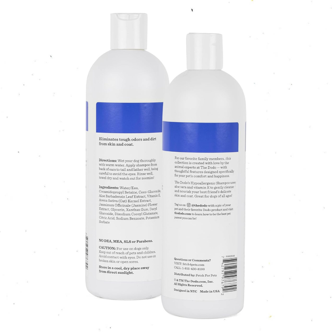Shampoo The Dodo Hipoalergénico Sin Lágrimas para Perros (473ml)