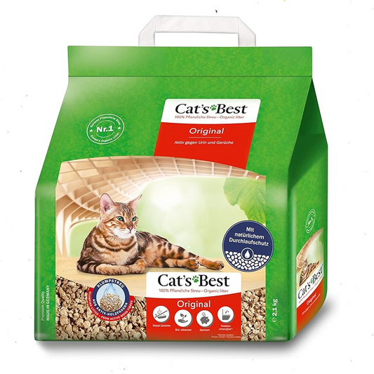 Cat’s Best Pellets Biodegradable – Arena Súper Premium para Gato, Ecológica y Libre de Polvo