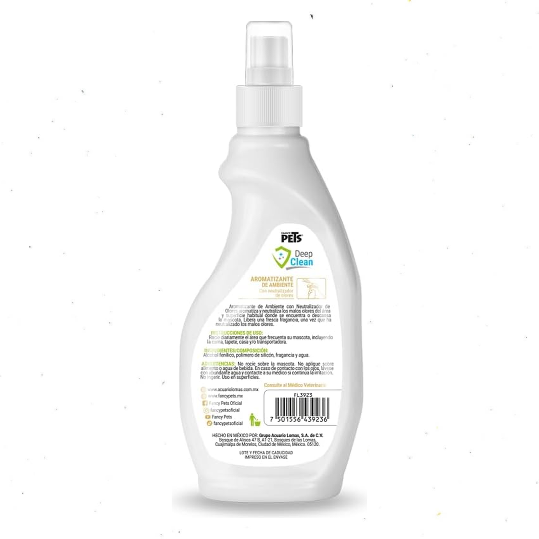 Fancy Pets Deep Clean – Aromatizante con Neutralizador de Olores (250 ml)