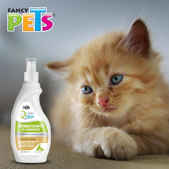 Fancy Pets Deep Clean – Aromatizante con Neutralizador de Olores (250 ml)