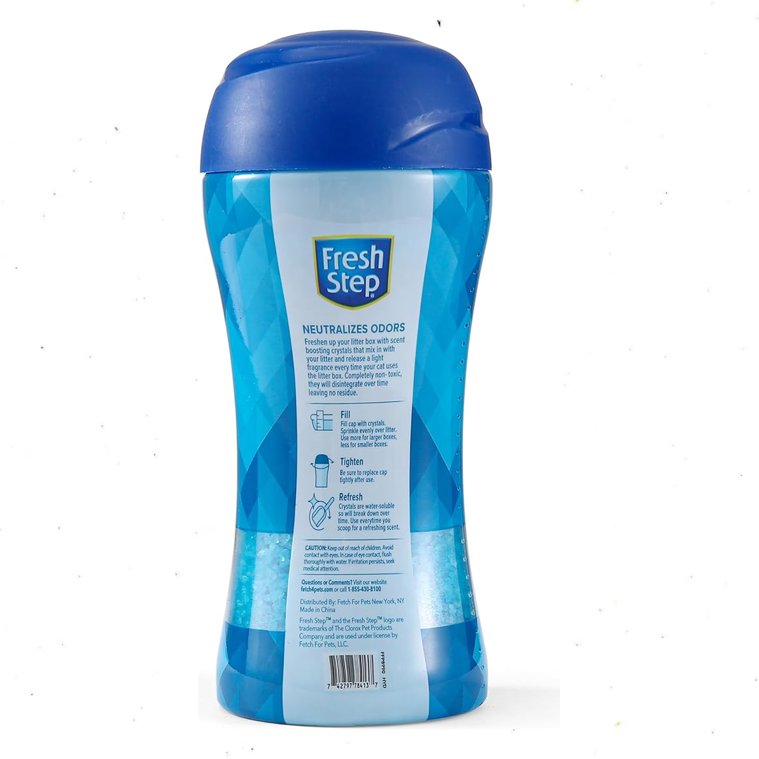Cristales Aromáticos Fresh Step – Desodorizante para Arenero de Gato, Aroma Fresco