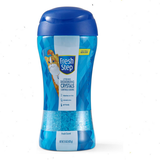Cristales Aromáticos Fresh Step – Desodorizante para Arenero de Gato, Aroma Fresco