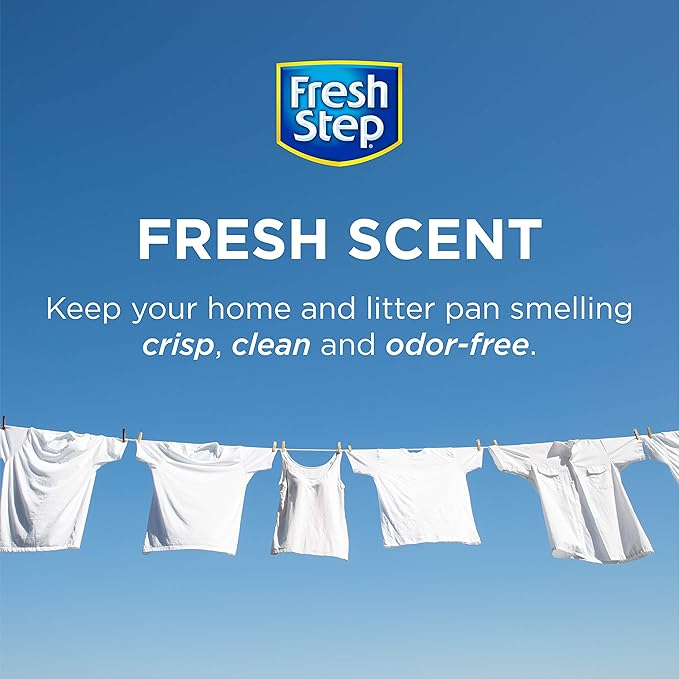 Cristales Aromáticos Fresh Step – Desodorizante para Arenero de Gato, Aroma Fresco
