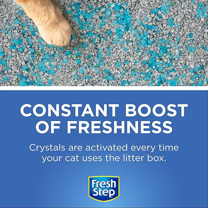 Cristales Aromáticos Fresh Step – Desodorizante para Arenero de Gato, Aroma Fresco