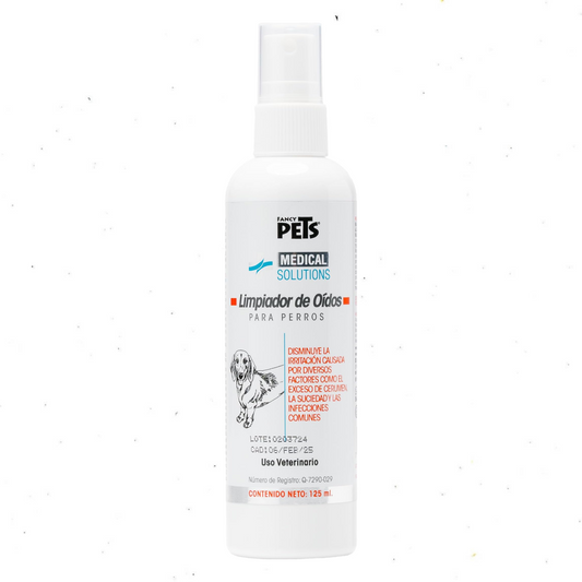 Limpiador de Oídos Fancy Pets para Perros – 125 ml, Con Extracto de Caléndula