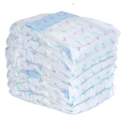 Fancy Pets Pañales Extra Chicos para Perro – 12 Piezas, Absorbentes y Ajustables