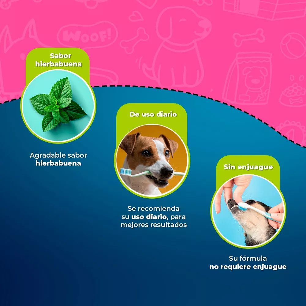 Pasta Dental para Perros Fancy Pets – 90 g, Sabor Hierbabuena