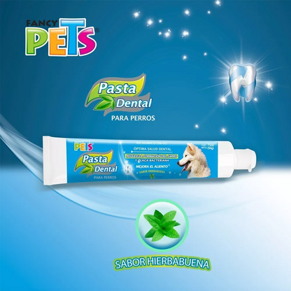 Pasta Dental para Perros Fancy Pets – 90 g, Sabor Hierbabuena