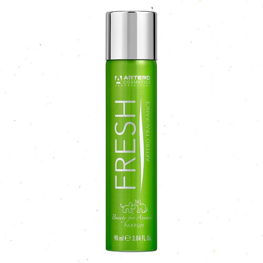 Perfume Artero Fresh – 90 ml, Fragancia Madera, Vainilla y Musk para Perros y Gatos
