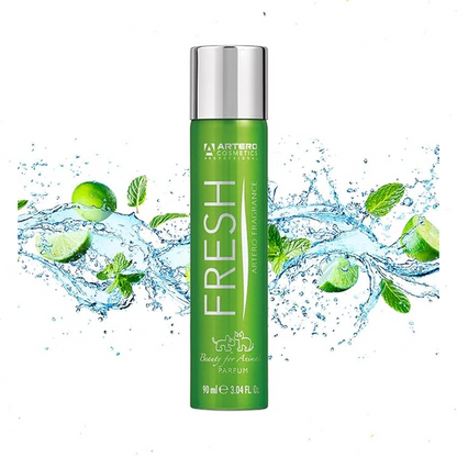 Perfume Artero Fresh – 90 ml, Fragancia Madera, Vainilla y Musk para Perros y Gatos