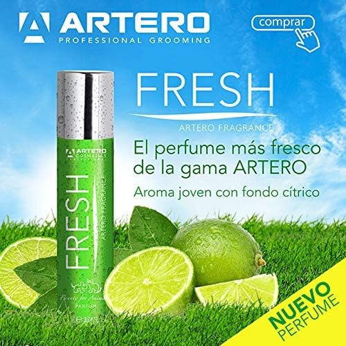 Perfume Artero Fresh – 90 ml, Fragancia Madera, Vainilla y Musk para Perros y Gatos