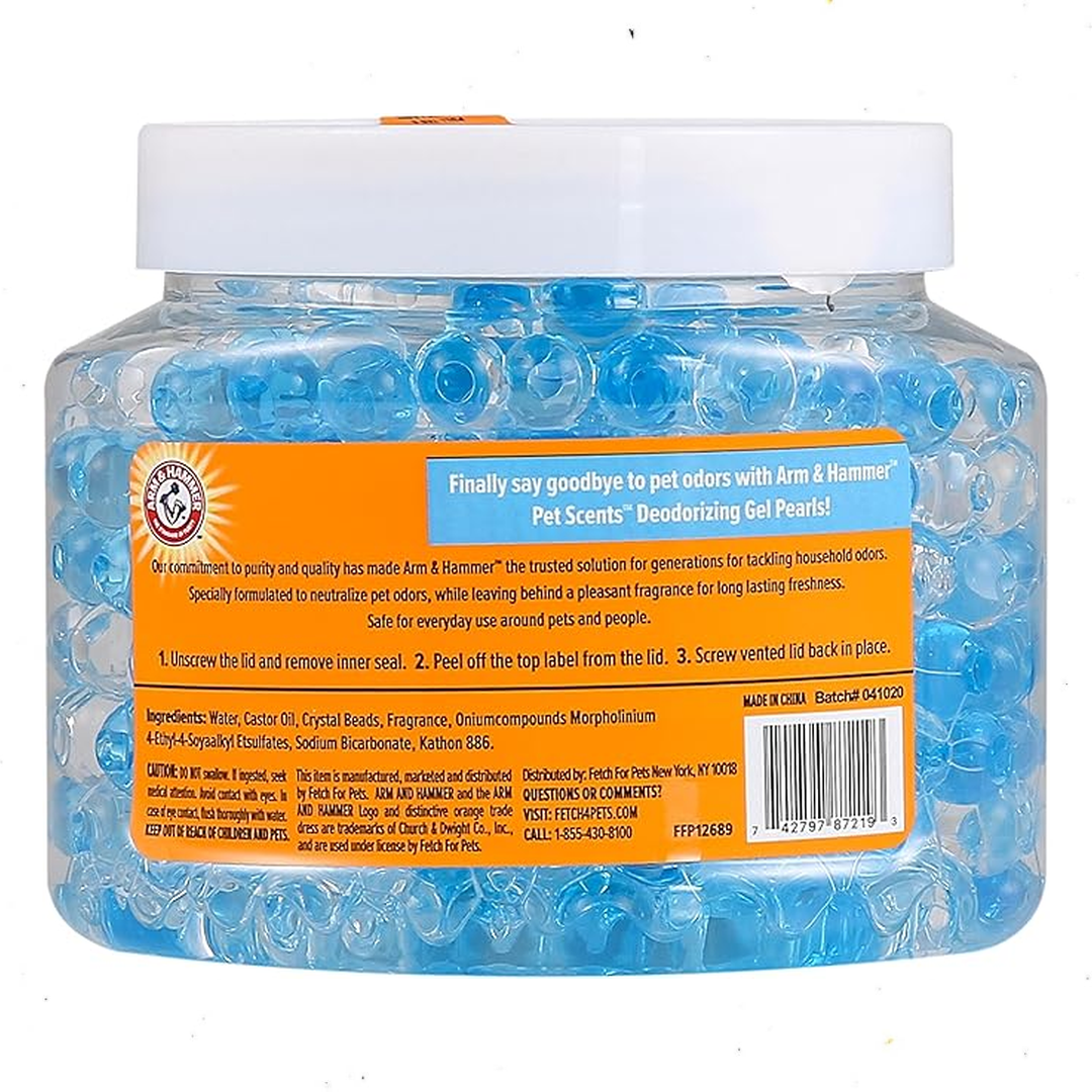 Perlas de Gel Arm & Hammer Air Care – 12 oz, Neutralizante de Olores para Mascotas
