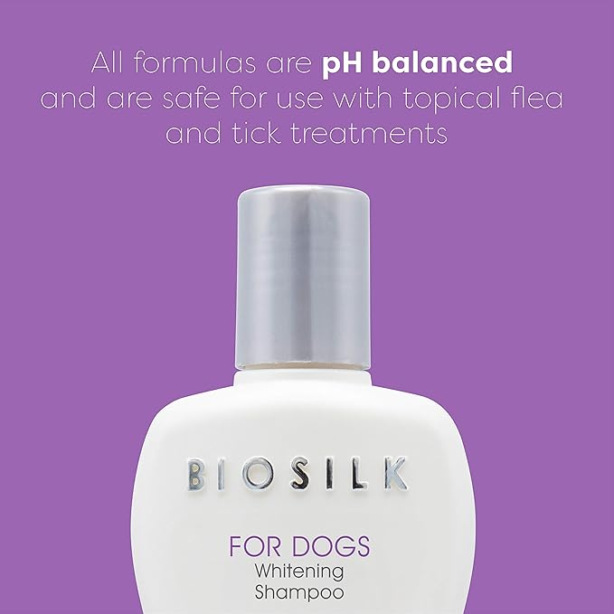 BioSilk Shampoo Blanqueador para Perros (355ml)