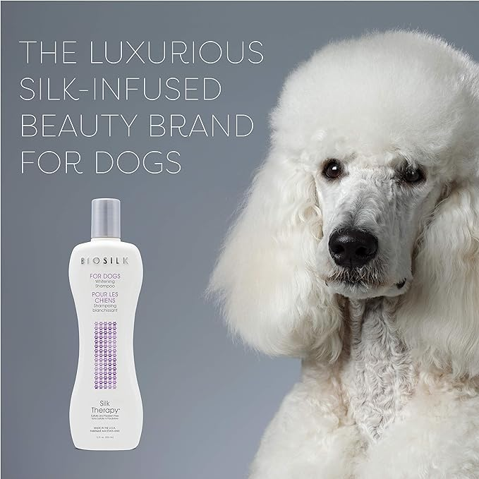 BioSilk Shampoo Blanqueador para Perros (355ml)