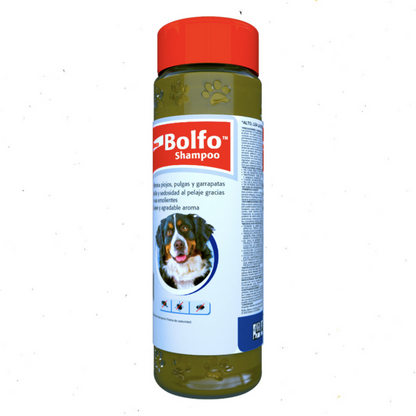 Bayer Bolfo Shampoo Antipulgas y Garrapatas para Perros y Gatos (350 ml)