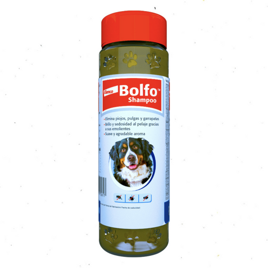 Bayer Bolfo Shampoo Antipulgas y Garrapatas para Perros y Gatos (350 ml)