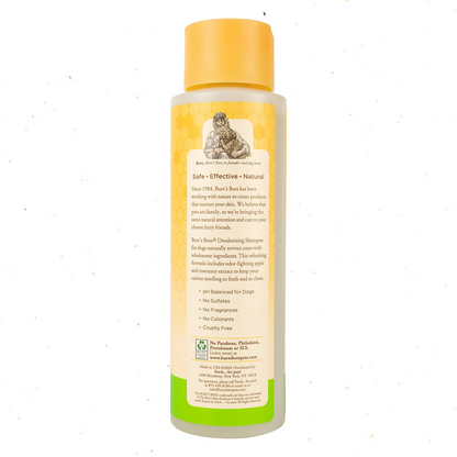 Shampoo Desodorizante Burt’s Bees para Perro con Manzana y Romero (473ml)