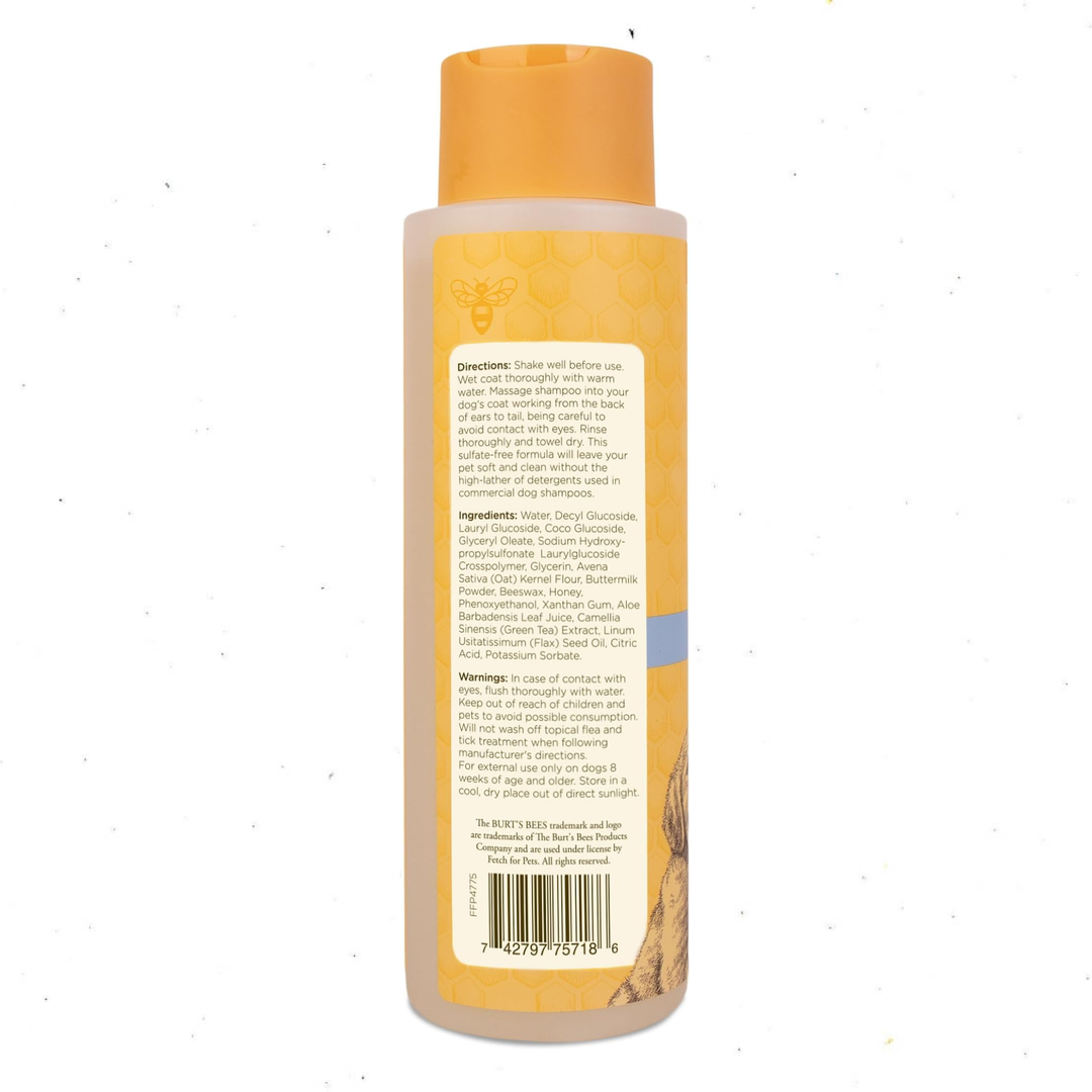 Shampoo Tearless Burt’s Bees para Perro Con Suero de Mantequilla (473ml)