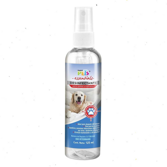 Desinfectante Fancy Pets Essentials – Patas y Cojinetes para Perros y Gatos, Sin Alcohol ni Fragancia
