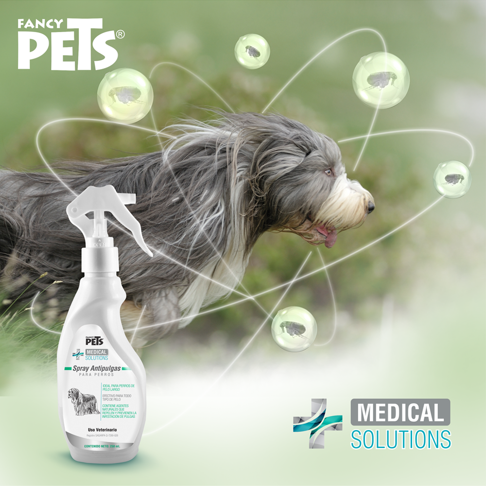Spray Antipulgas Fancy Pets Medical Solutions para Perros (250ml)