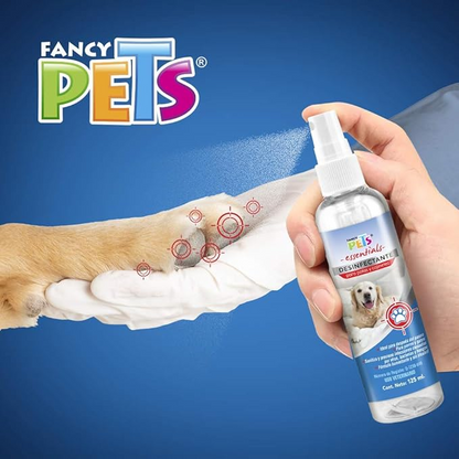 Desinfectante Fancy Pets Essentials – Patas y Cojinetes para Perros y Gatos, Sin Alcohol ni Fragancia