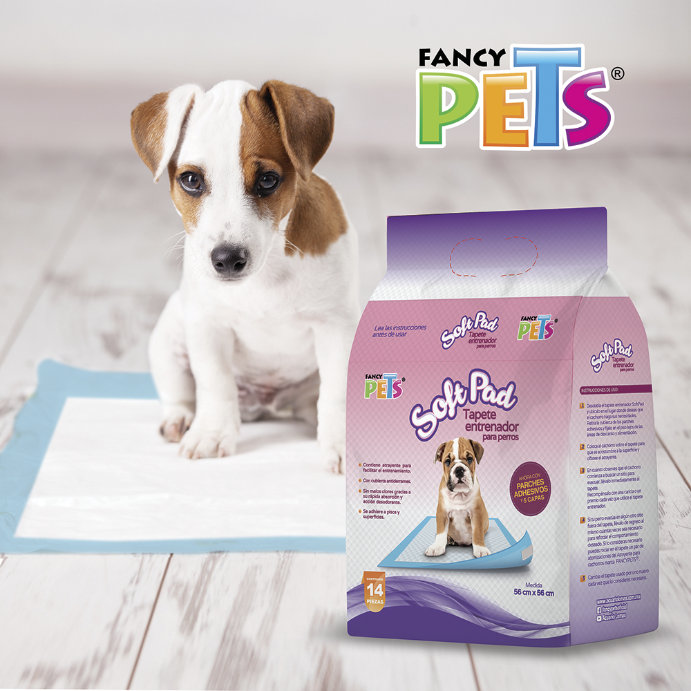 Fancy Pets Tapete Entrenador para Perros – 14 Piezas, Súper Absorbente y Antiderrames