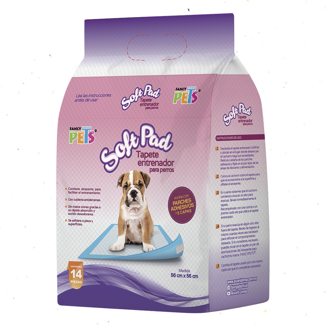 Fancy Pets Tapete Entrenador para Perros – 14 Piezas, Súper Absorbente y Antiderrames
